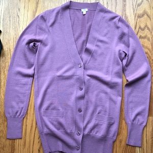 Lavender Cardigan Sweater